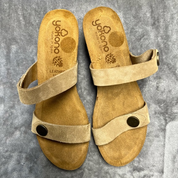 yokono Shoes - Yokono leather wedge